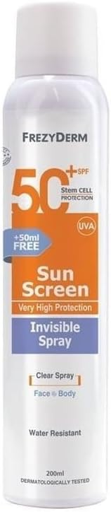 Frezyderm Sunscreen Invisible Spray SPF 50 - 200 ml
