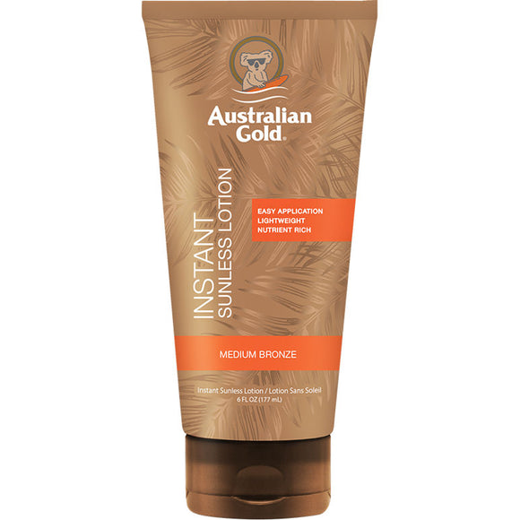 Australian Gold Instant Sunless Lotion Medium Bronze - 177 ml