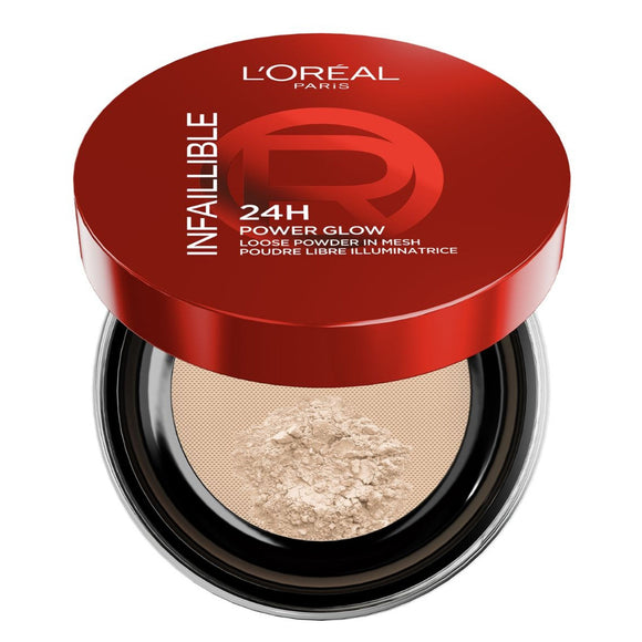 L'oreal Infaillible Power Glow Loose Powder In Mesh