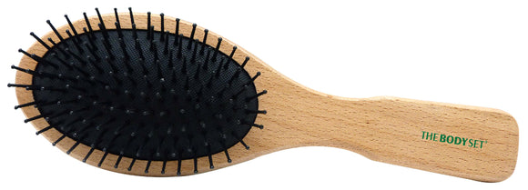 The Body Set Wooden Hair Brush Big Oval Beech - OPT-3049