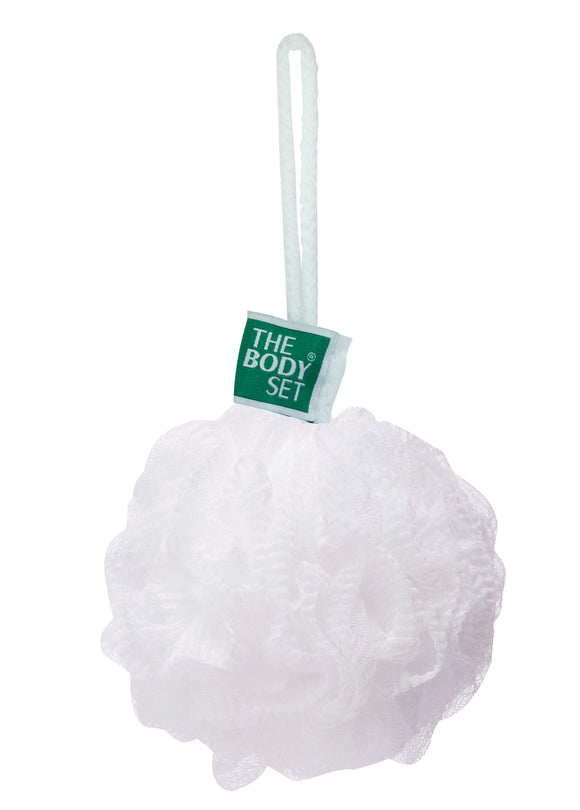 The Body Set Mesh Bath Sponge White - OPT-3068