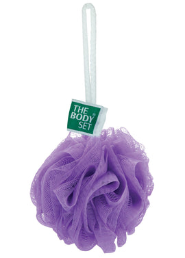 The Body Set Mesh Bath Sponge Purple - OPT-3069