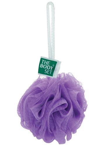 The Body Set Mesh Bath Sponge Purple - OPT-3069