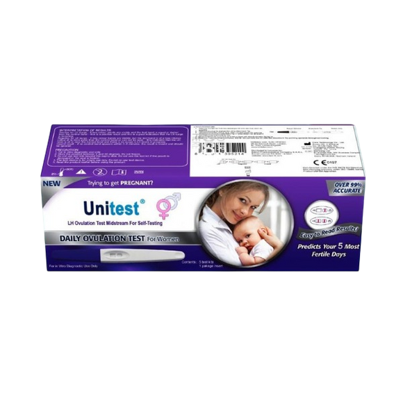 Unitest LH ovulation test midstream - 5 Tests