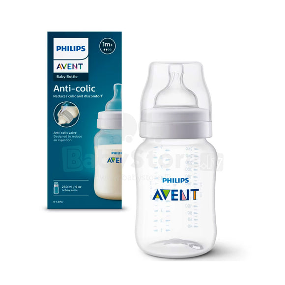 Avent Anti-colic 1M+ Baby Bottle - 260 ml