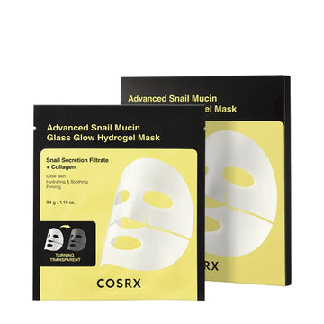 Cosrx Advanced Snail Mucin Glass Glow Hydrogel Mask - 3 Sheets