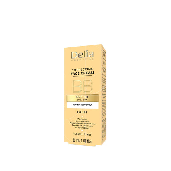 Delia Face Correcting BB Cream Light SPF 30 - 30 ml
