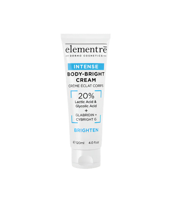 Elementre Body-Bright Cream - 20% Lactic & Glycolic Acid - 120 ML