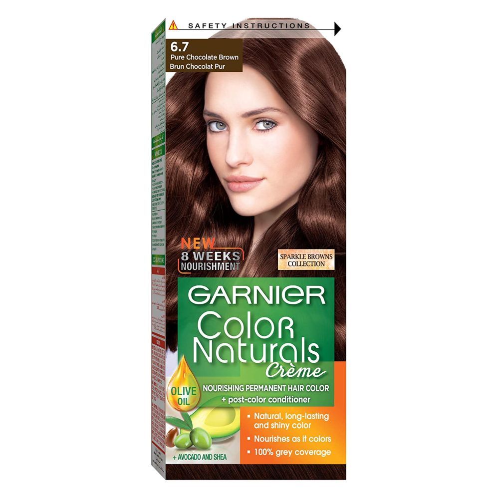 Garnier Color Naturals 6.7 Pure Chocolate Brown | GLOW55
