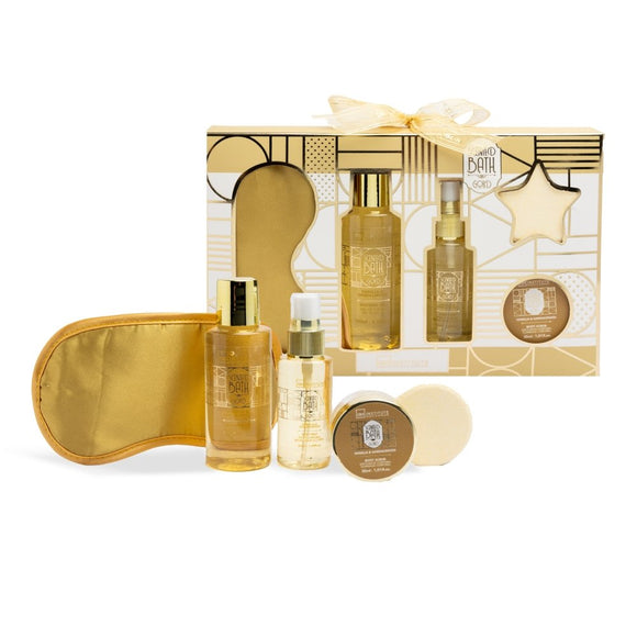 IDC Institute Scented Bath Gold 5 Pcs Set