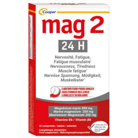 Cooper Mag2 Magnesium 24h Vit B6 - 45 Tabs