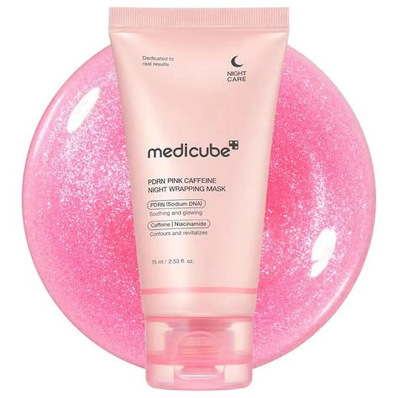 Medicube PDRN Pink Caffeine Night Wrapping Mask - 75 ml