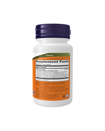 NOW Probiotic-10™ 25 Billion 10 Probiotic Strains - 30 Capsules - 0