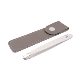 Or Bleu Diamond Slant Tip Tweezers