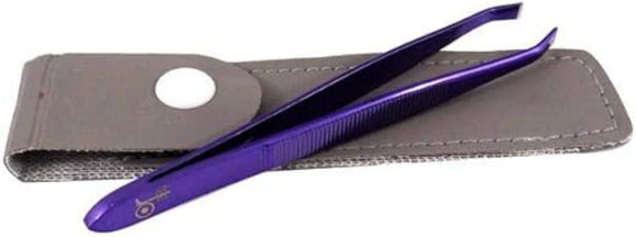 Or Bleu Electroplated Square Tip Tweezers