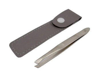 Or Bleu Slant Tip Tweezers