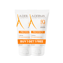 A-Derma Buy 1 Get 1 Protect Fragrance Free Face Sunscreen