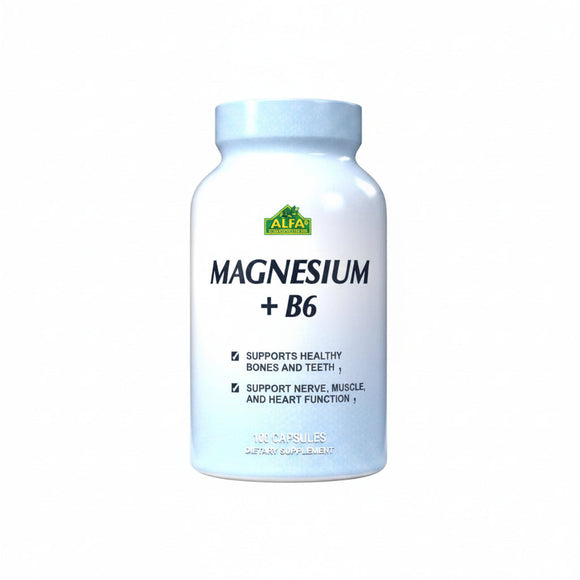 Alfa Magnesium + Vitamin B6 - 100 Capsules