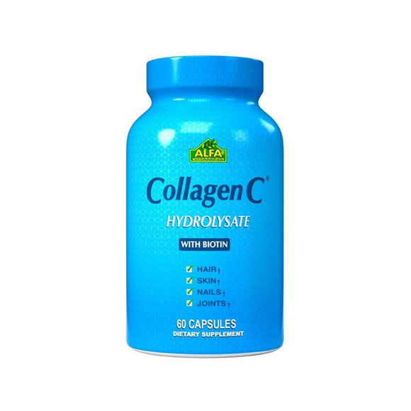 Alfa  Vitamins Collagen C Hydrolysate With Biotin - 60 Capsules