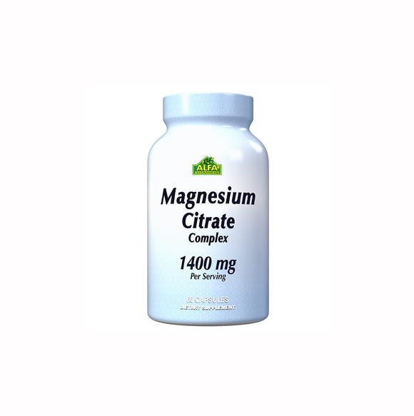 Alfa Vitamins Magnesium Citrate - 60 Capsules