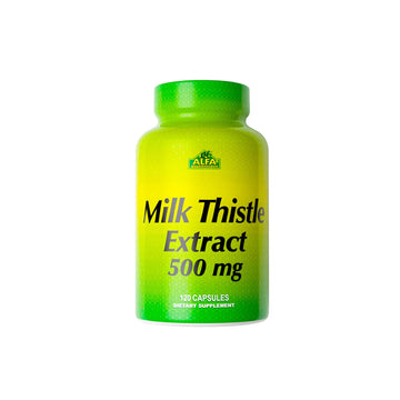 Alfa Vitamins Milk Thistle 500mg- 120 Capsules