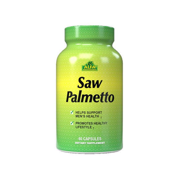 Alfa Vitamins Saw Palmetto - 60 Capsules