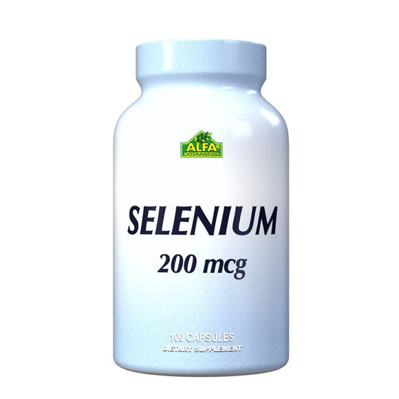 Alfa Vitamins Selenium 200mcg - 100caps