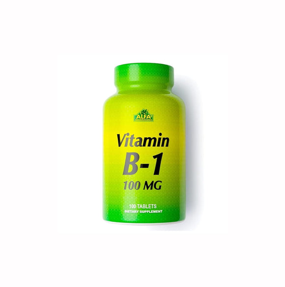 Alfa Vitamins Vitamin B-1 100mg - 100 Tablets