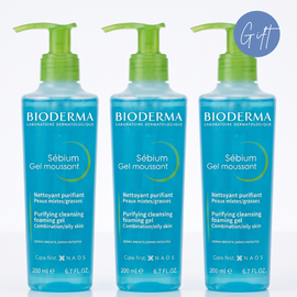 Bioderma Sebium Gel 200 ml Buy 2 Get 1