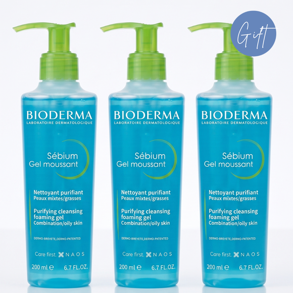 Bioderma Sebium Gel 200 ml Buy 2 Get 1
