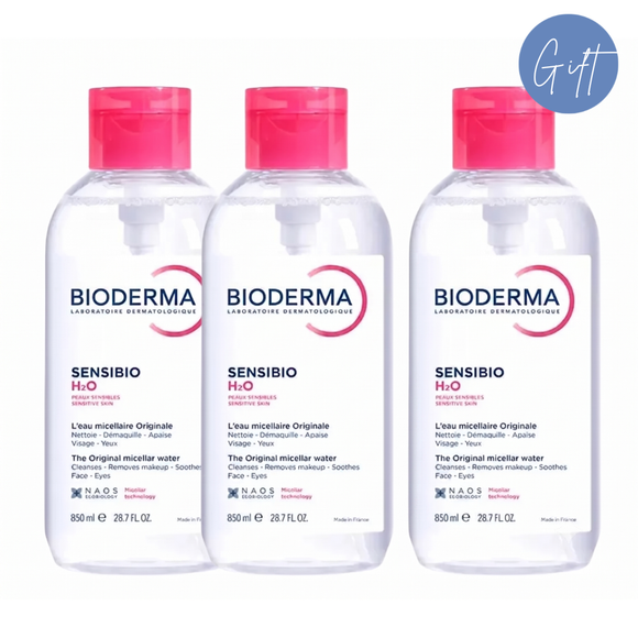 Bioderma Sensibio H2O 850 ml Buy 2 Get 1 Free