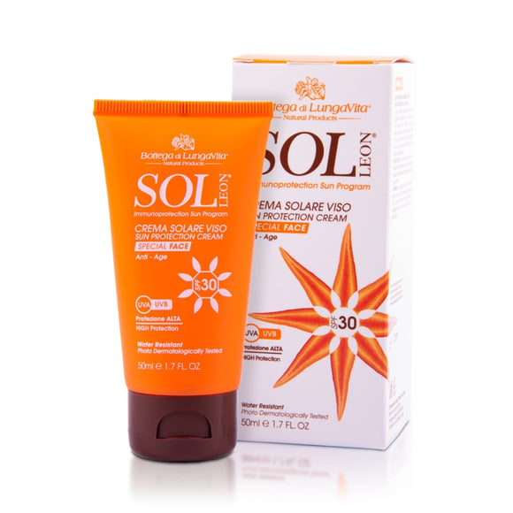 Bottega Di Lungavita Sun Protection Face Cream SPF30 - 50 ml