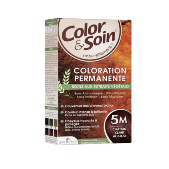 Color Et Soin 5M Chatain Claire Acajou - 135 ml