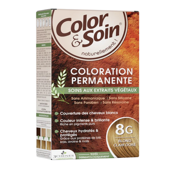 Color Et Soin 8G Blond Clair Doree - 135 ml