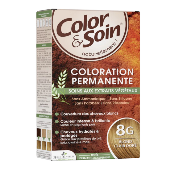 Color Et Soin 8G Blond Clair Doree - 135 ml