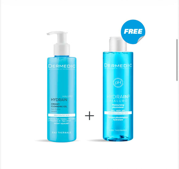 Dermedic Hydrain Gel With A Free Toner