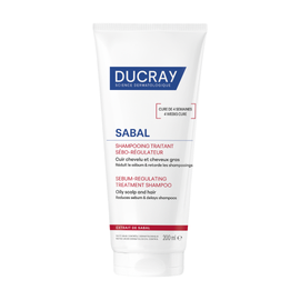 Ducray Sabal Sebum Regulating Treatment Shampoo For Oily Hair 200ml  I Controls Excess Oil And Purifies The Scalp