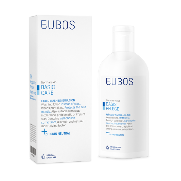Eubos Basic Care Liqud Washing Emulsion Blue - 200 ml