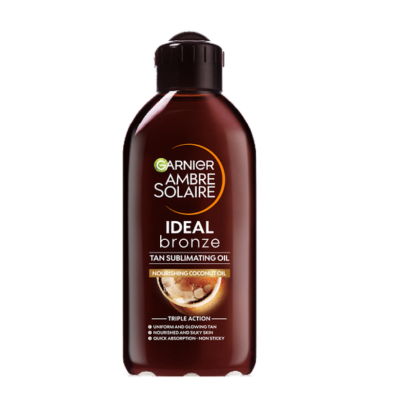 Garnier Ambre Solaire Ideal Bronze Tanning Oil - 200 ml