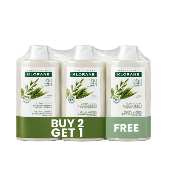 Klorane Oat Shampoo Buy 2 Get 1 Free