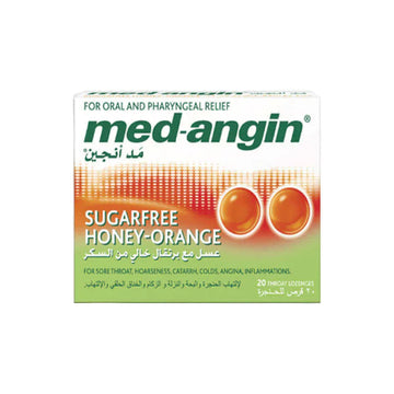 Med-Angin Honey-Orange Sugar Free
