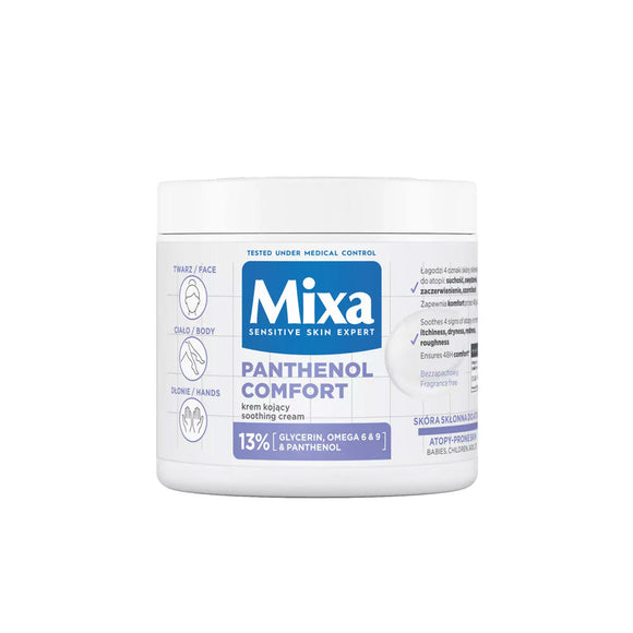 MIXA Panthenol Comfort Lotion Anti Scratching Cream Jar - 400 ml