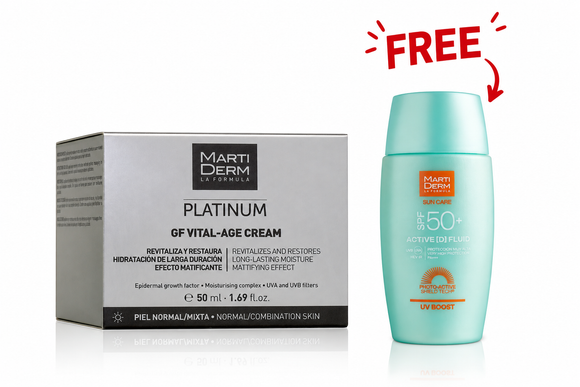 Martiderm Platinum GF Combination Skin Cream With A Free Sunscreen
