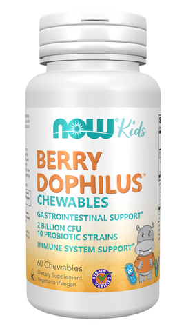 NOW Berrydophilus - 60 Chewables