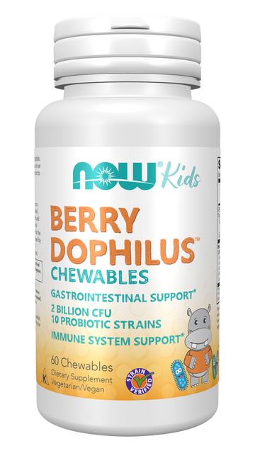 NOW Berrydophilus - 60 Chewables