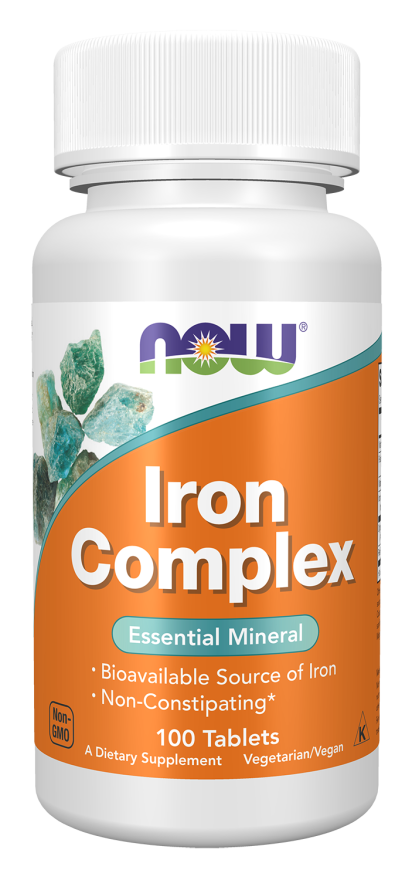 NOW Iron Complex - 100 Tablets