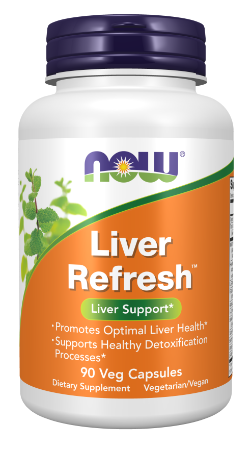 NOW Liver Refresh - 90 Capsules
