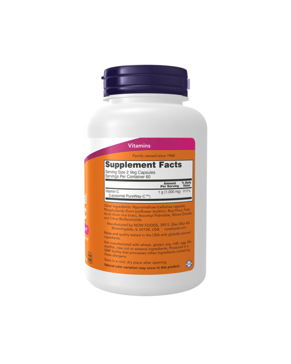 NOW Liposomal Vitamin C - 120 Capsules