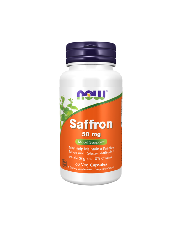 NOW Saffron 50 mg - 60 Capsules