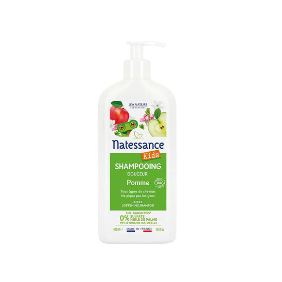 Natessance Kids Apple Softenning Shampoo - 500 ml